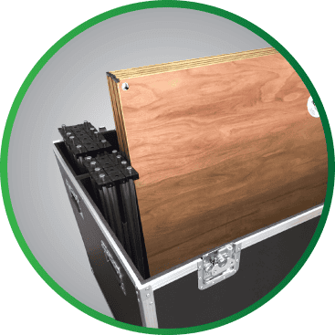 P 1 - NexGen Portable Staging & Dancefloors - NexGen Portable Staging & Dancefloors Storage Cases and Trolleys for NexGen staging