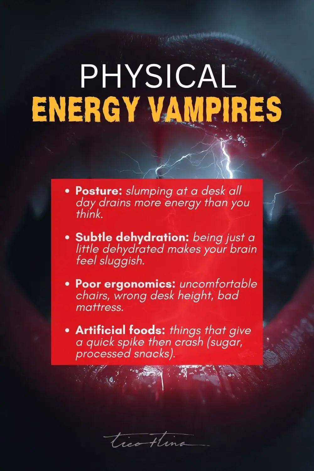 physical energy drains