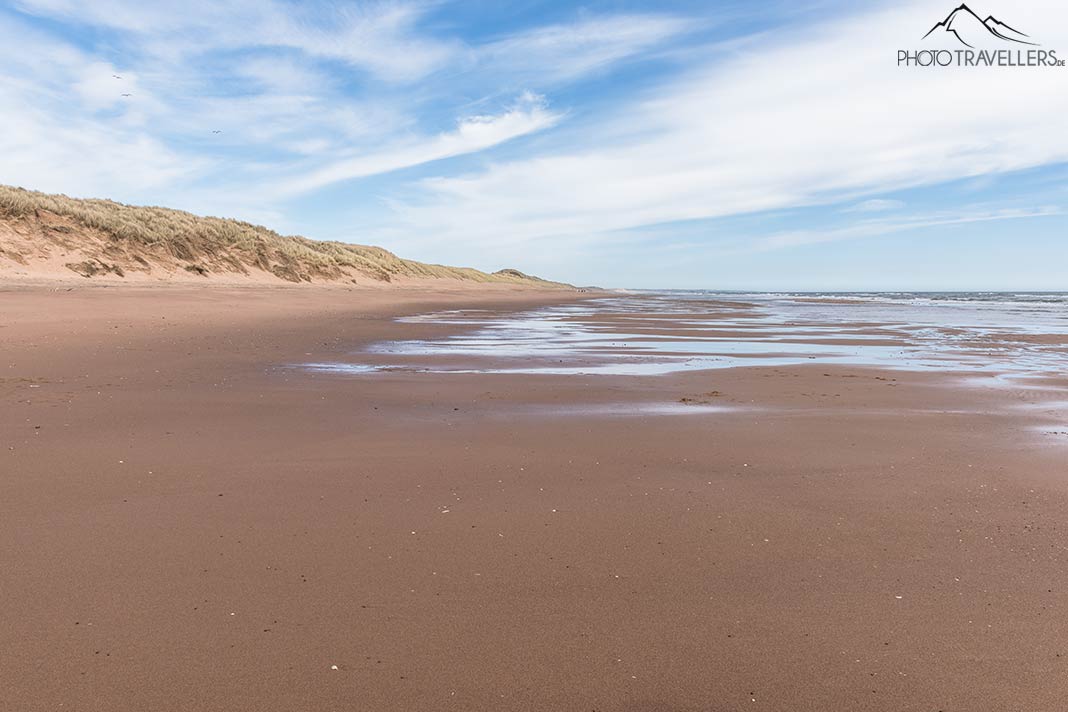 Der Sandstrand Balmedie Beach