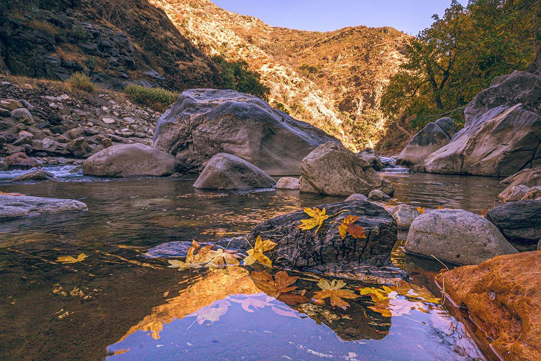 Der South Fork River im Kings Canyon Nationalpark