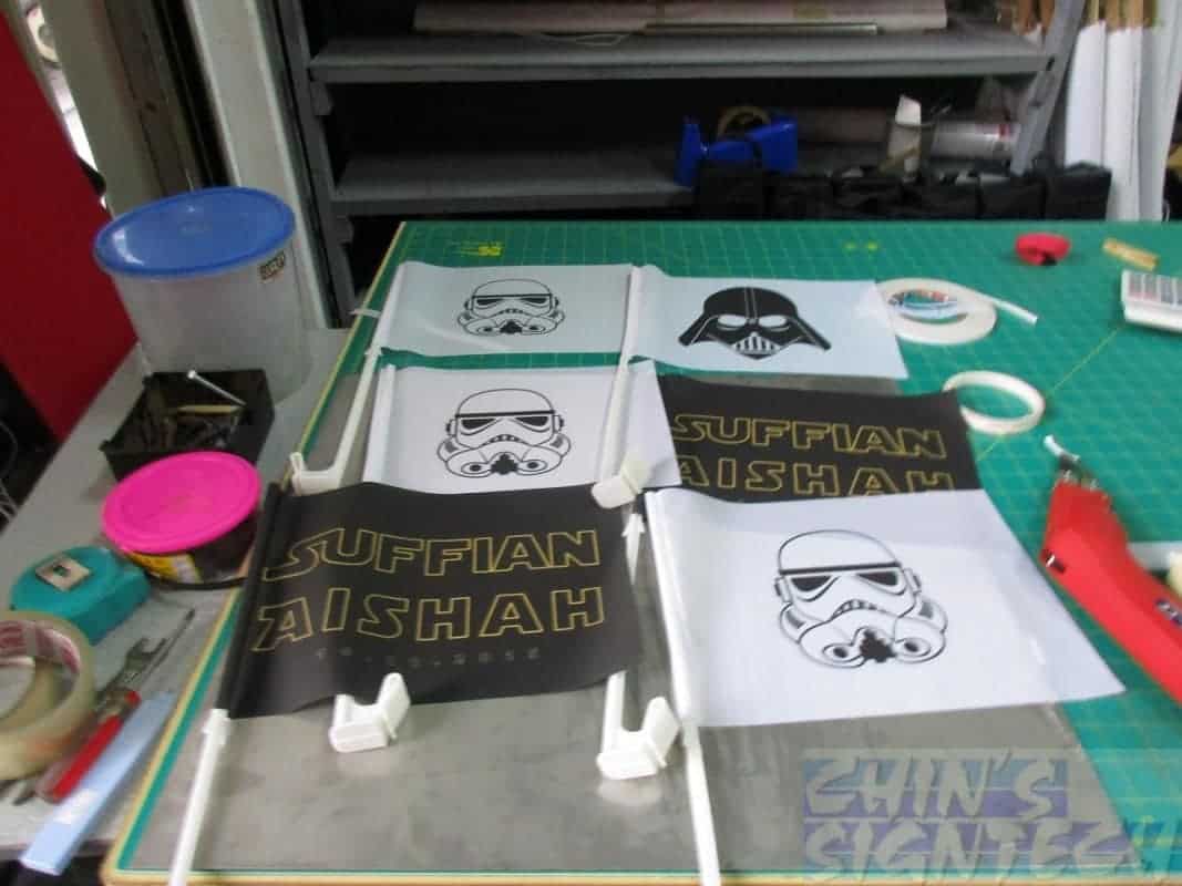 Star Wars theme - Csr Windscreen Flags