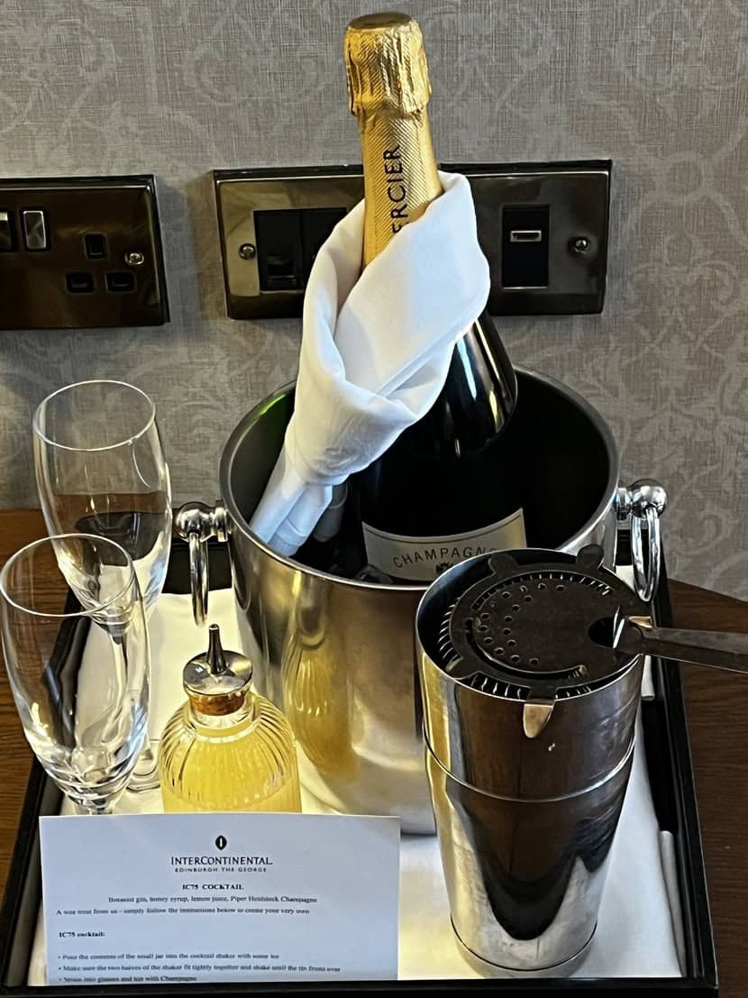 Get VIP Treatment with Interсontinental Ambassador: Key Benefits and Details to Know 2 welcome gift InterContinental Edinburgh The George