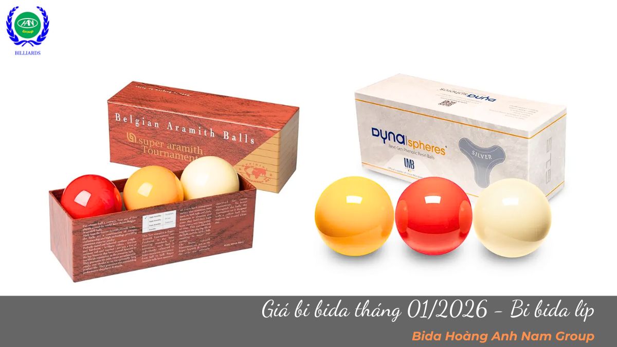 Giá bi bida tháng 01/2026 - Bi bida líp