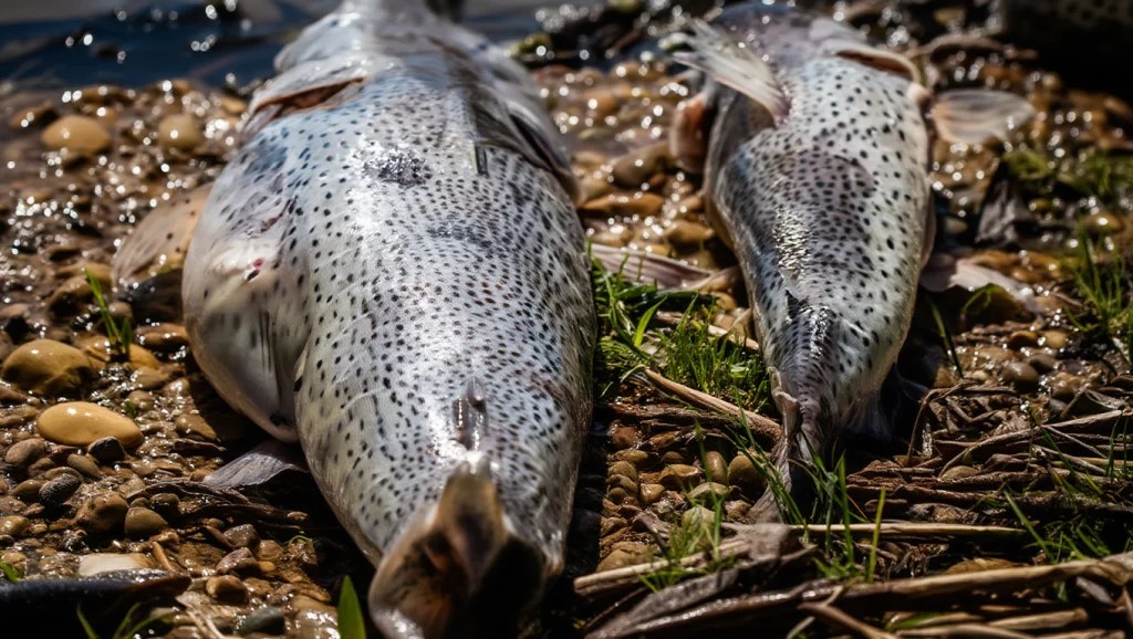PEIXES MORTOS NO RIO FEIO