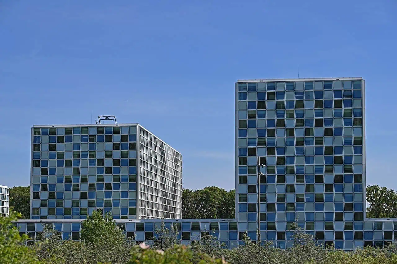 International Criminal Court building in The Hague