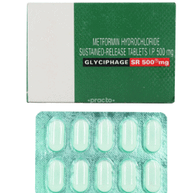 Glyciphage SR 500mg Tablet