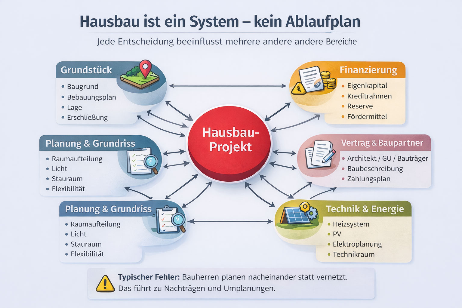 Hausbau als vernetztes System
