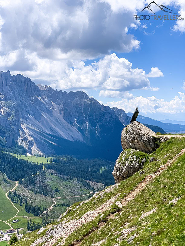 Blick auf das Christomannos Denkmal