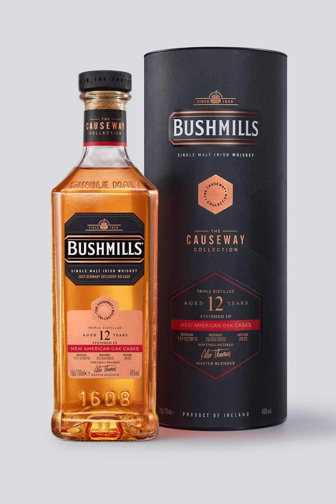 Bushmills Causeway Collection lotet die Grenzen neu aus 2 Bushmills Causeway Collection 2023 12 YO New American Oak Cask WEB 2 3 1080x1620 wanlnmaldblp