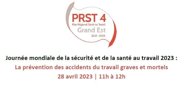 Le 28/04 : Webinaire : La prévention des accidents du travail graves et mortels