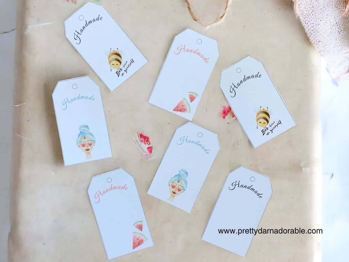 crochet tags handmade