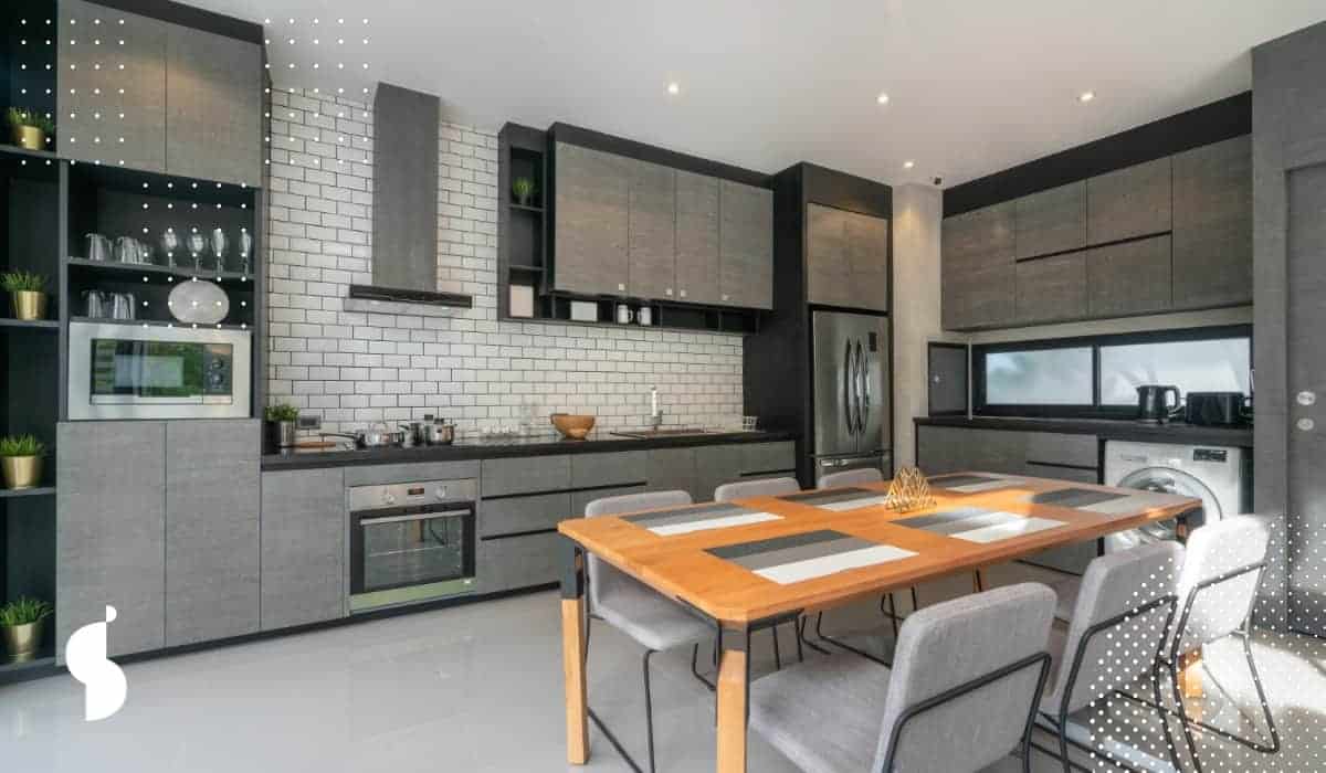 Los muebles bicolor en cocinas integrales