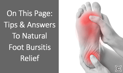 Foot bursitis Treatment - OSMO Patch