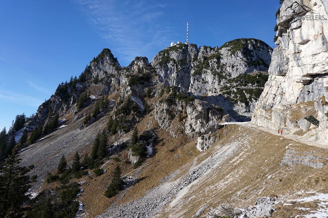 Der Wanderweg hinauf zum Wendelstein