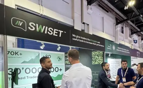 Swiset booth at event