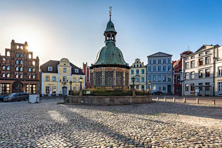 startseite-deutschland-kleinstaedte Marktplatz in Wismar