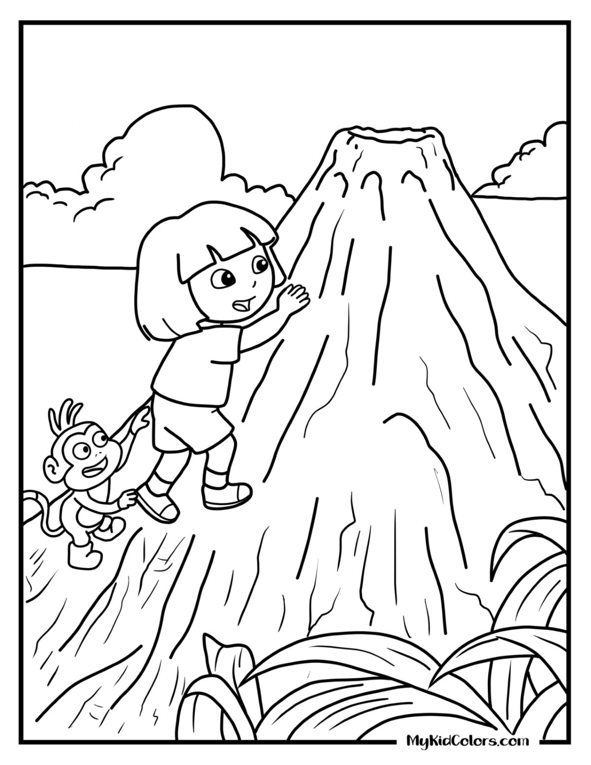 Dora the Explorer Coloring Pages – Page # 8