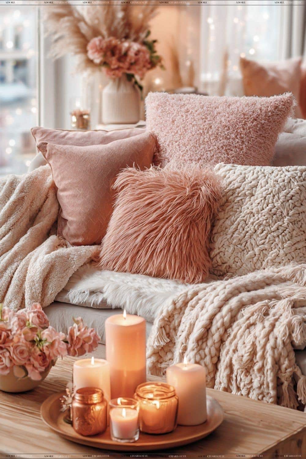 Refresh Your Living Room with bold colours and texture-rich finishes.