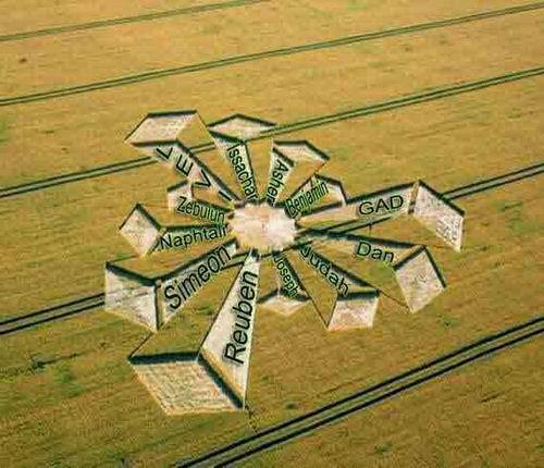 These are the twelve tribes of Israel. The sons of Jacob according to age each tower has three sides 3 x 12 =36 Genesis 36, we find the descendants of Esau.