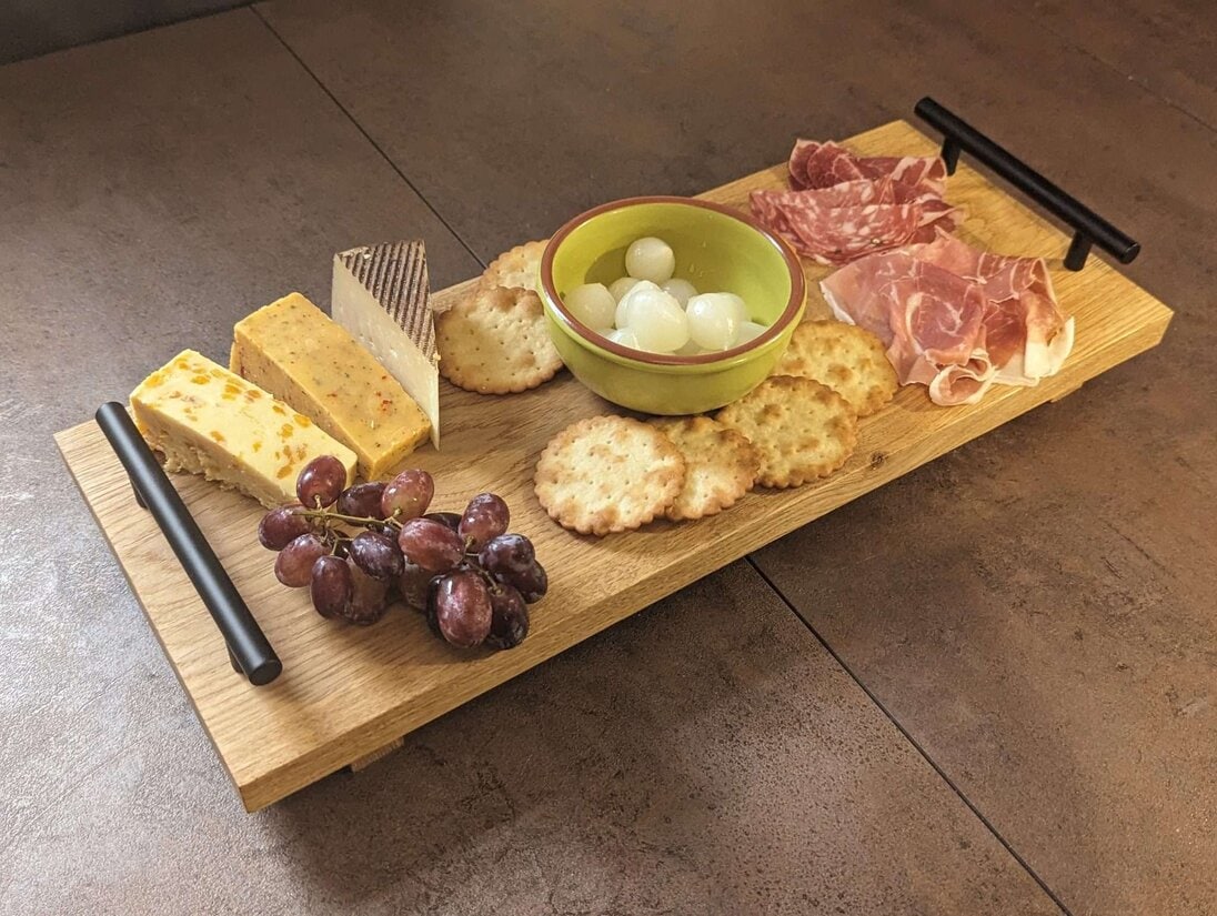 Large Solid Oak Charcuterie Board