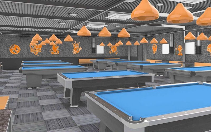 Dịch vụ thiết ké 3D CLB Bida