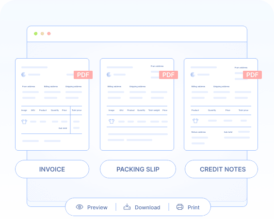 Woocommerce pdf invoices