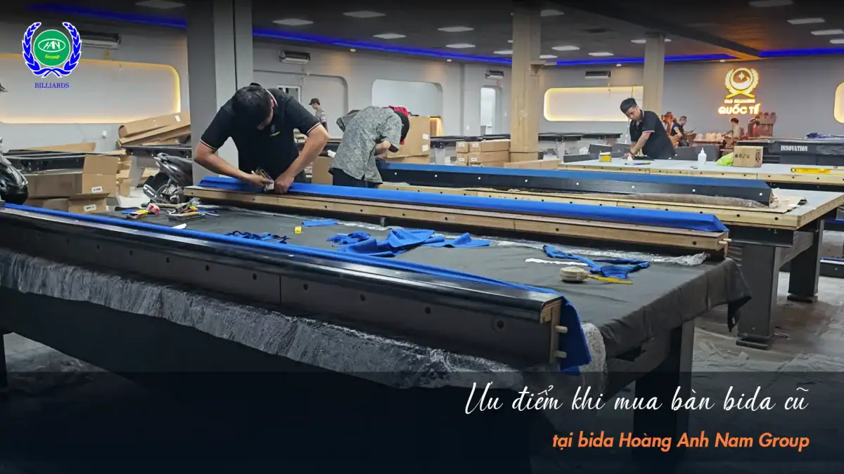 Dịch vụ mua bán bàn bida cũ uy tín tại TPHCM