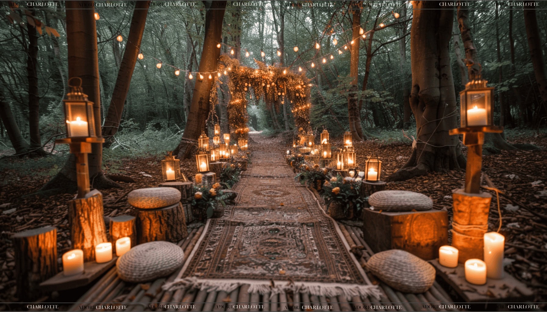 Baby Naming Ceremony Woodland Wonder Theme outdoor