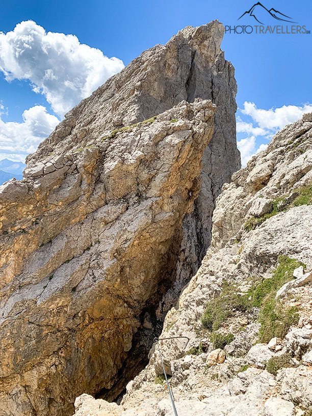 Felslandschaft in den Dolomiten