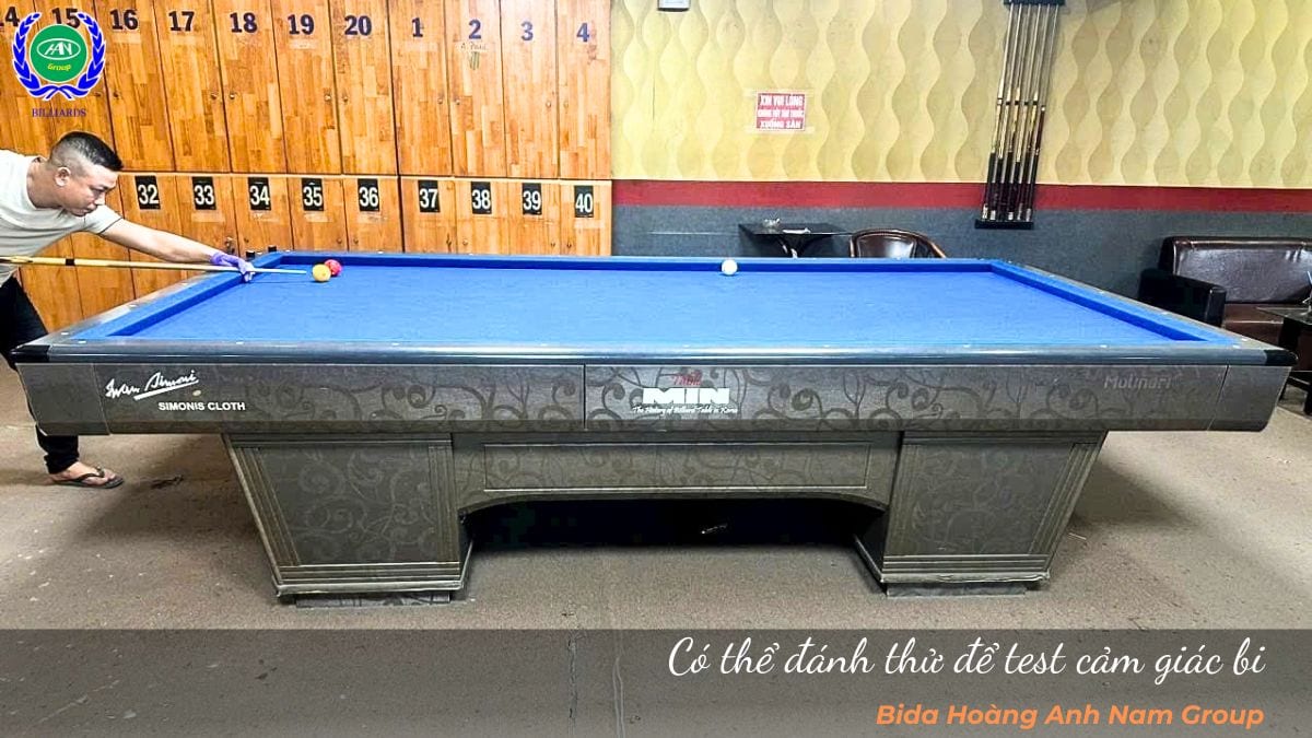 Có thể đánh thử để test cảm giác bi