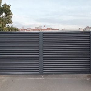 Aluminijumska dvokrilna kapija
