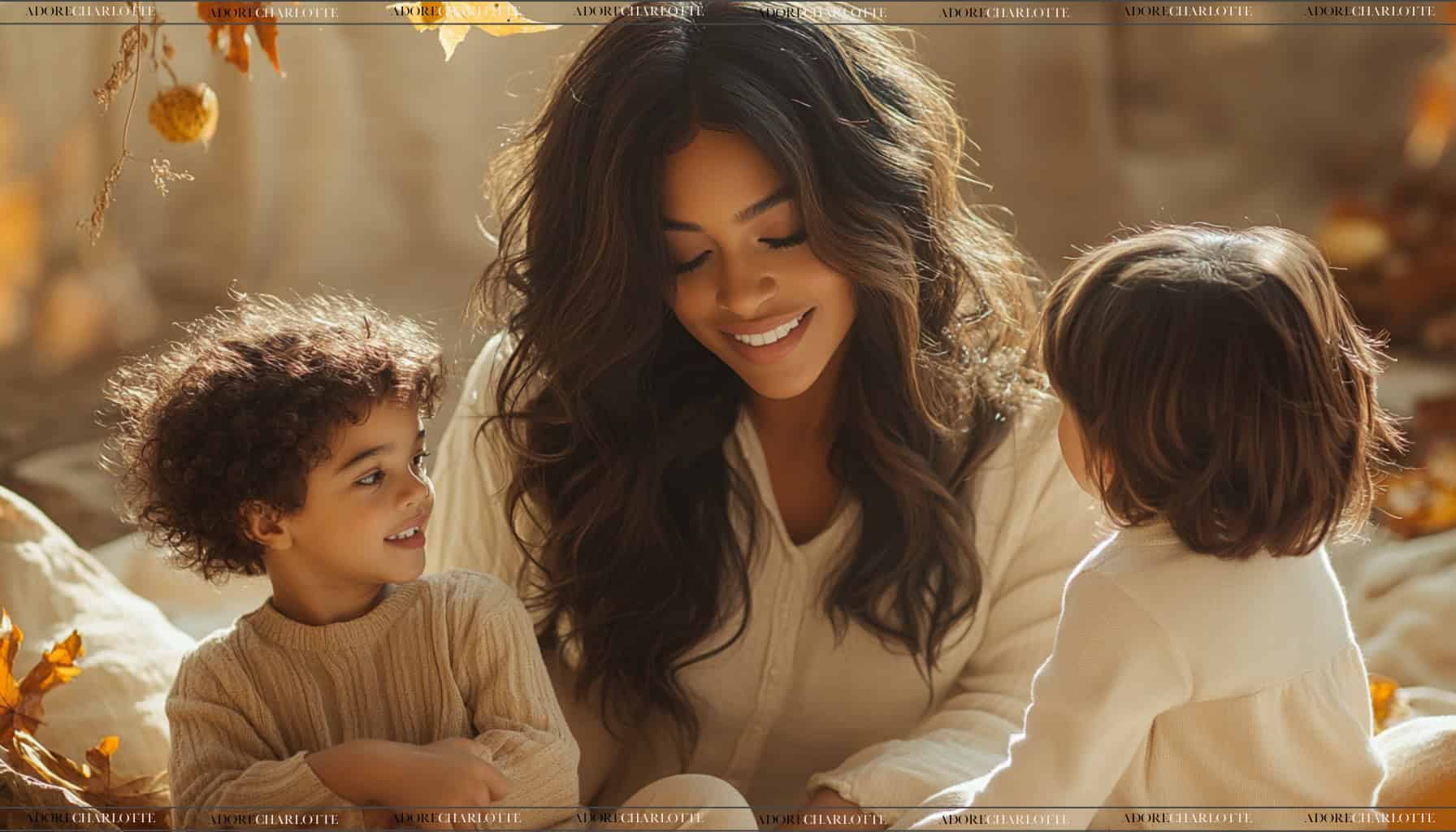 parenting styles mom and two sons
