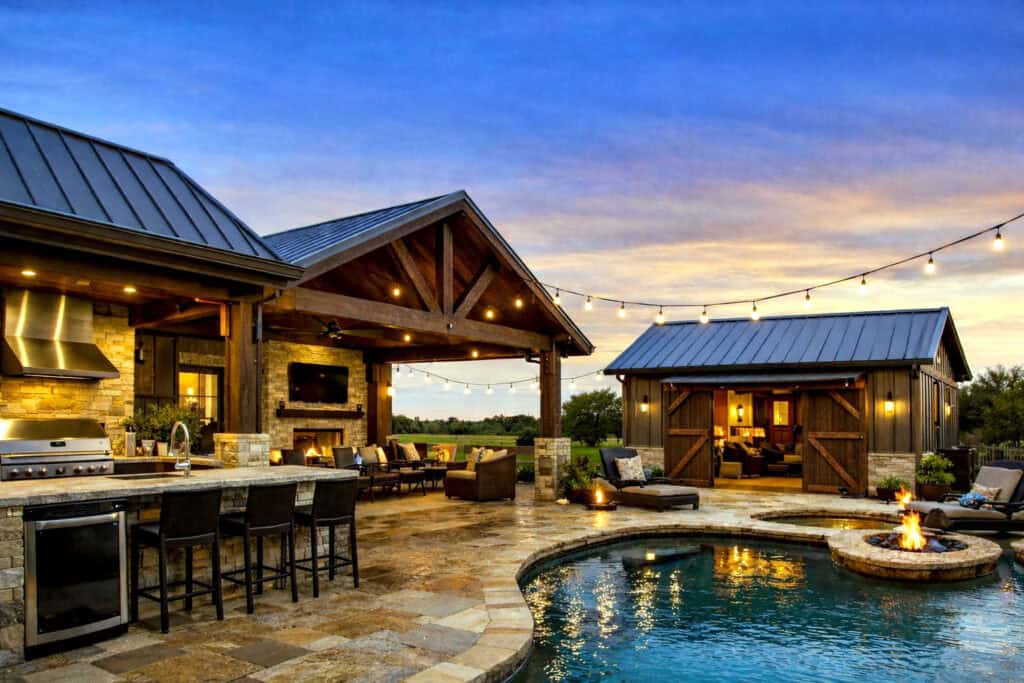Barndominium Add-Ons Pool Houses, Porches, and Outdoor Kitchens Barndominium Add-Ons Pool Houses, Porches, and Outdoor Kitchens
