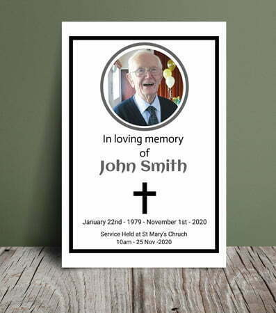 Holy cross funeral order of service 023 Holy cross funeral order of service 023 - Free Funeral Order of Service Template