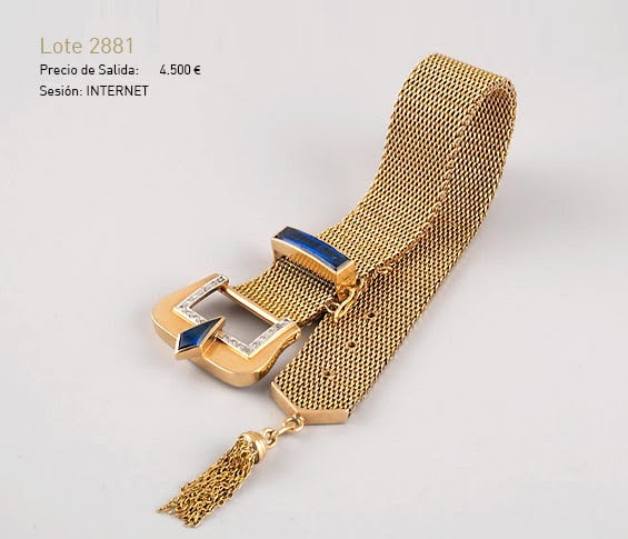 Subastas 1702 - Subasta marzo 2024 - Pulsera oro