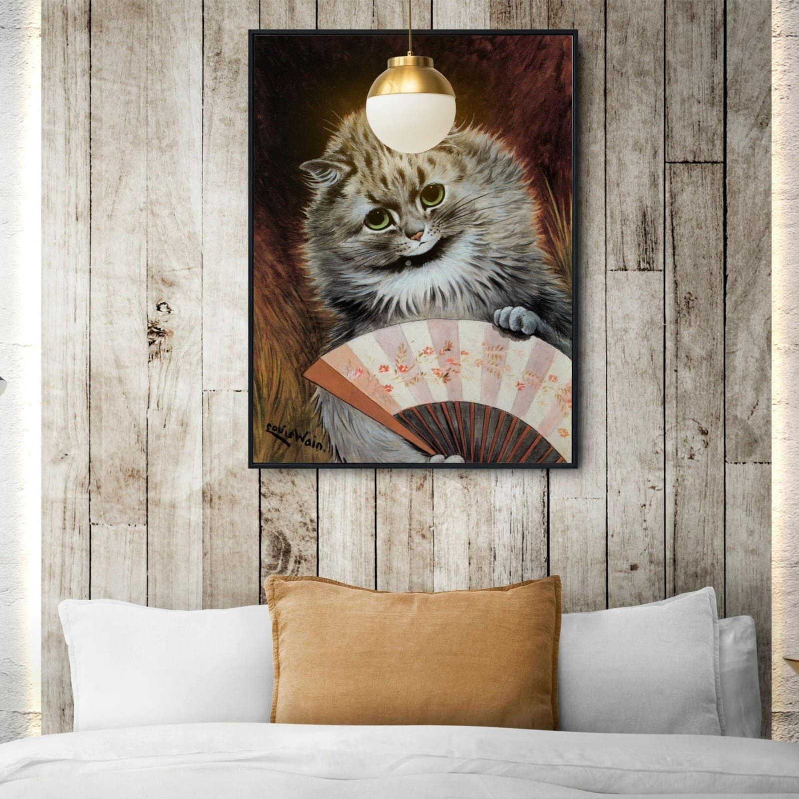 il_fullxfull.7867236383_mlce.jpg Louis Wain - Printable Wall Art, English Artist, Cat Illustration, Digital Download