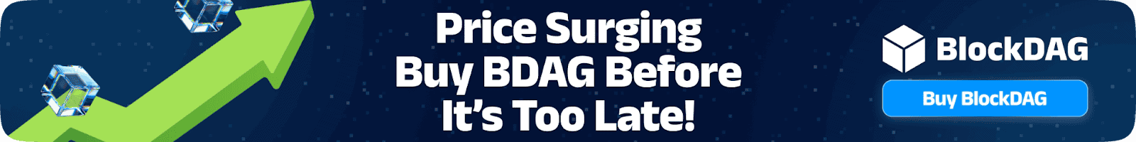 Advertisement for the BlockDAG platform