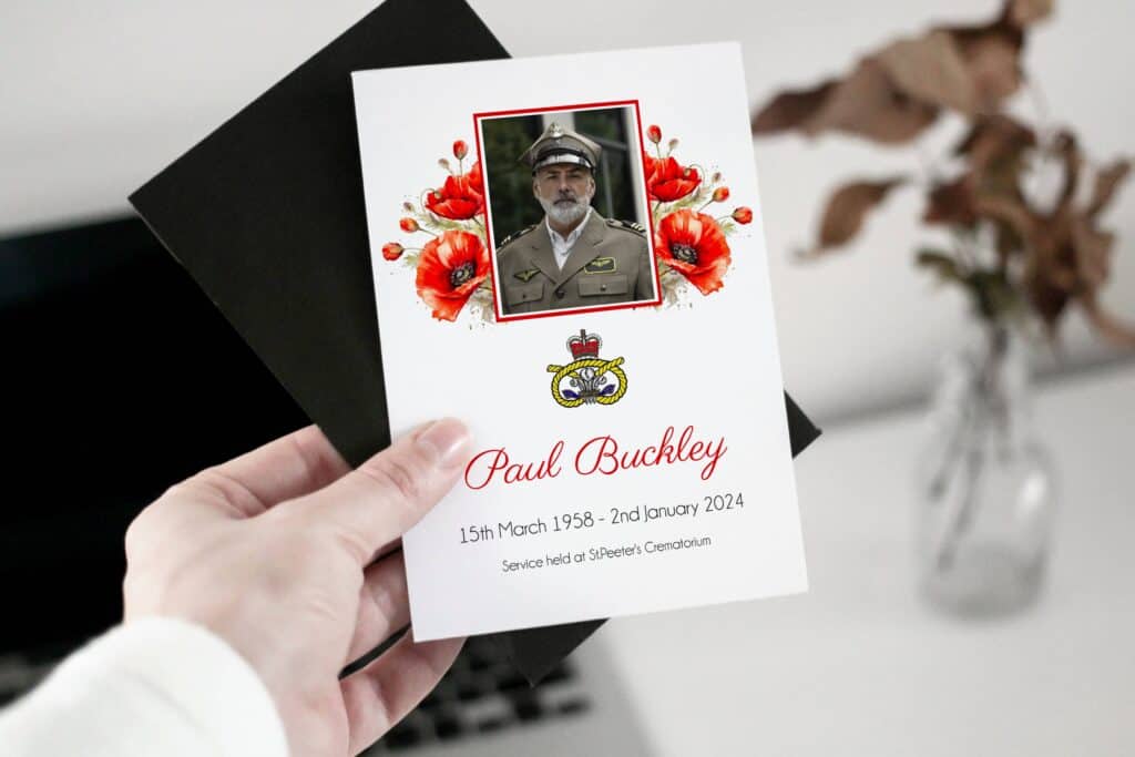 Funeral Order of Service Templates for Fathers