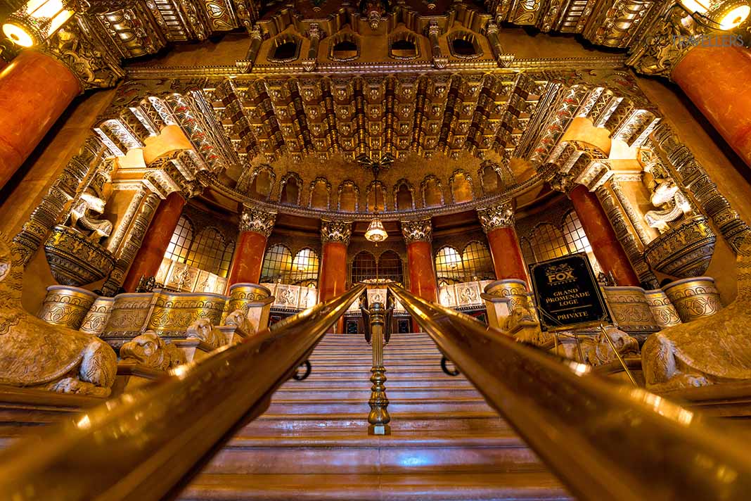 Die Eingangshalle vom Fox Theatre in Detroit