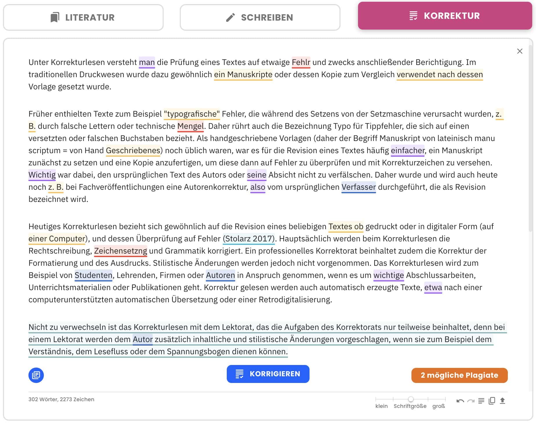 Die Beste Rechtschreibprüfung 2026 (Wissenschaftliche Texte) | Testsieger 2 MimirMentor Korrektur-Test