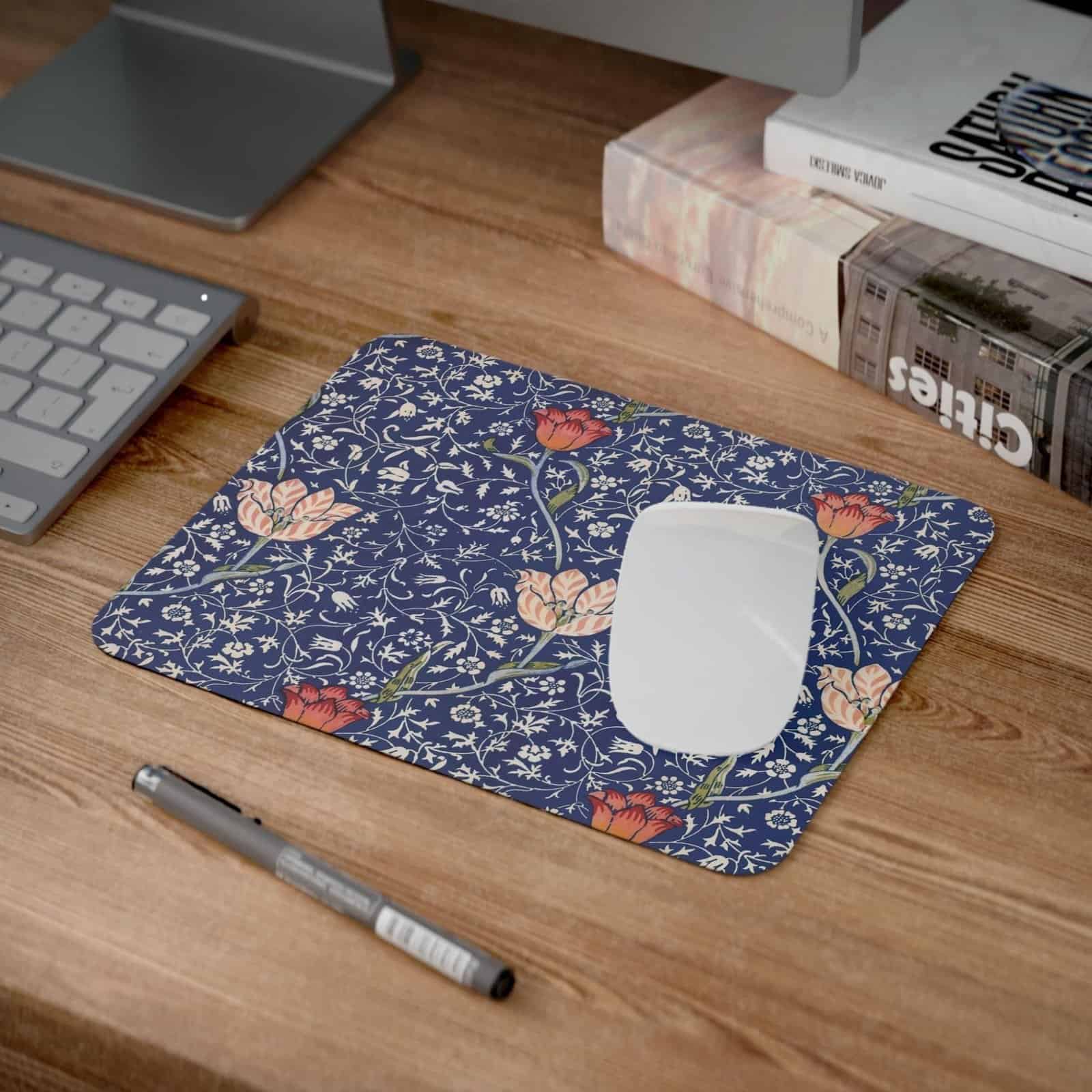 il_fullxfull.6128451532_bjba.jpg William Morris Mouse Pad - Medway, Desk Organization, Non-Slip Rubber Base