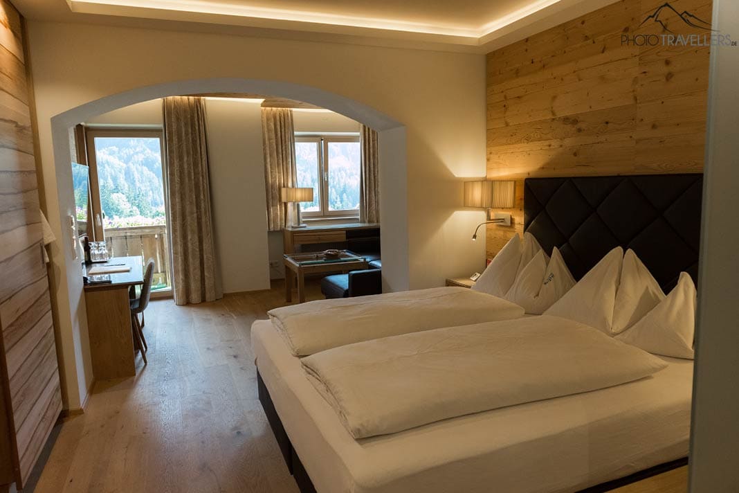 Ein Zimmer im Verwöhnhotel Berghof im Alpendorf