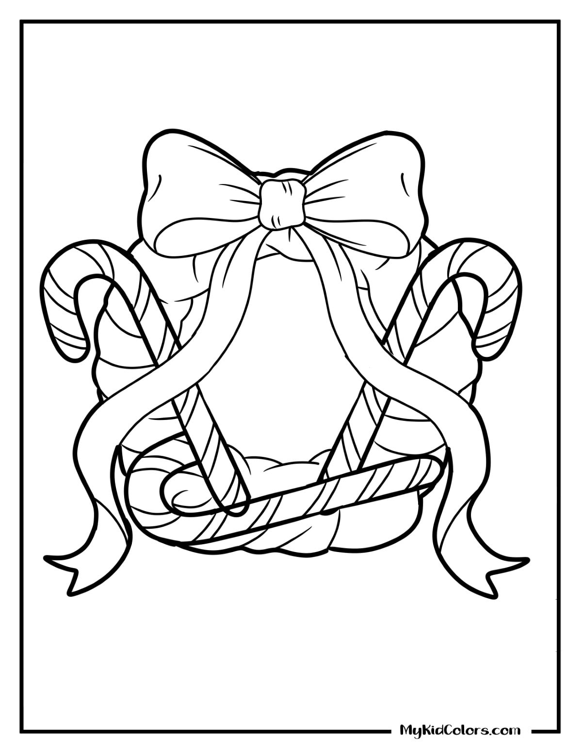 Candy Cane Coloring Pages – Page # 3