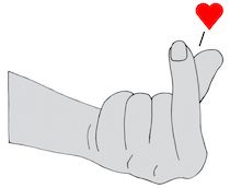 Saluturi ritualice pandemie COVID Inima din degete