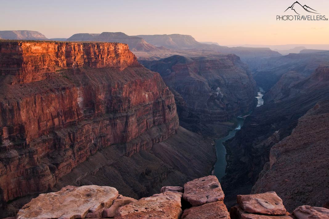 Der Ausblick in den Grand Canyon vom Toroweap Point