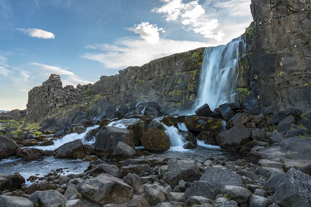 Der Öxarárfoss im Þingvellir-Nationalpark in Island