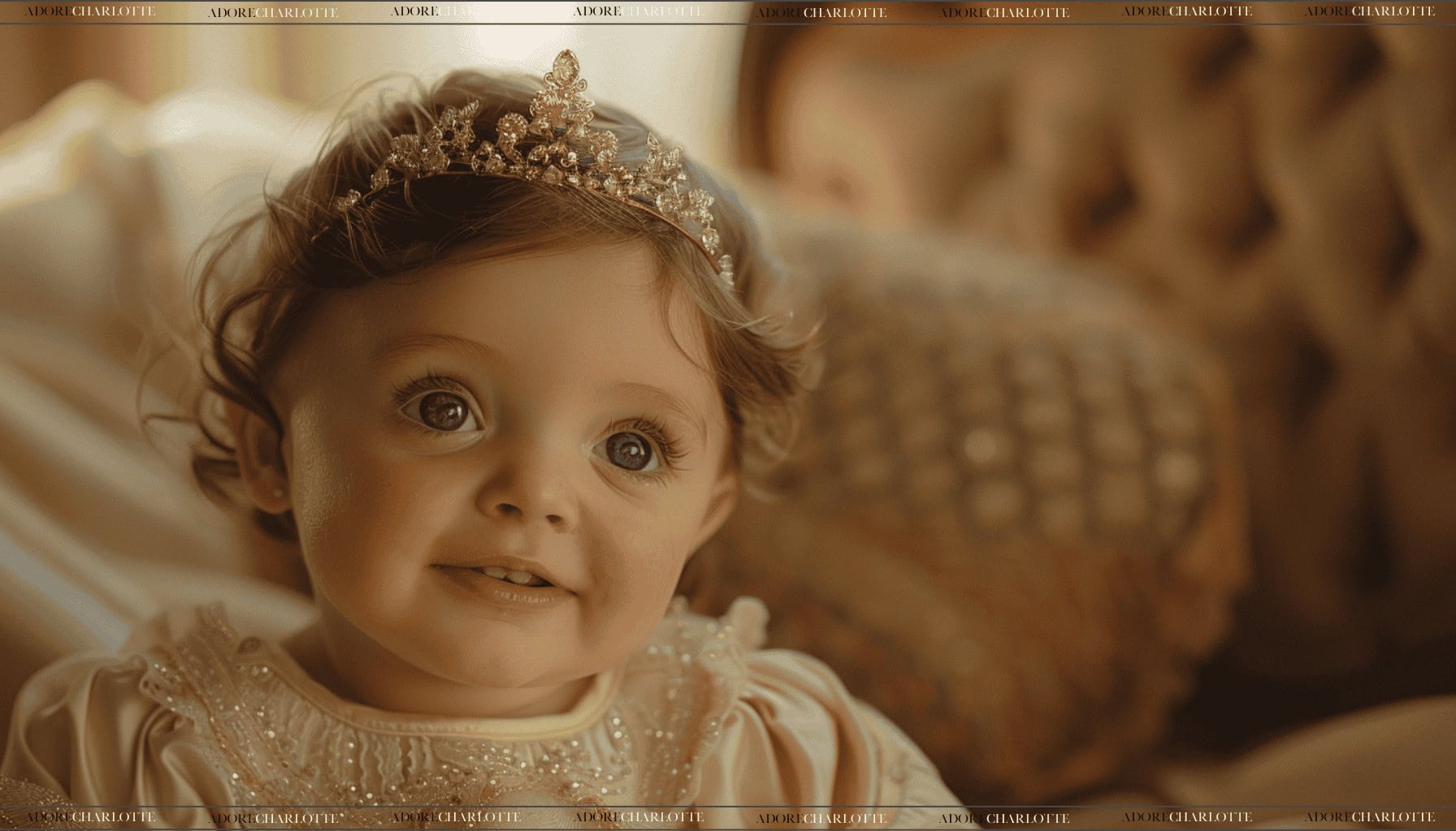 Cute goddess toddler girl