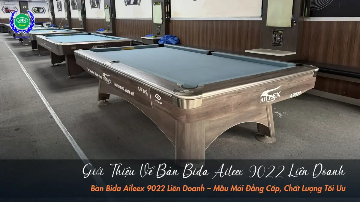 Mua bàn bida Aileex 9022 uy tín tại Bida Hoàng Anh Nam Group | Bida Hoàng Anh Nam Group