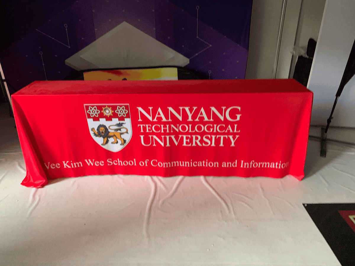 6ft Table Cloth Printing for NTU