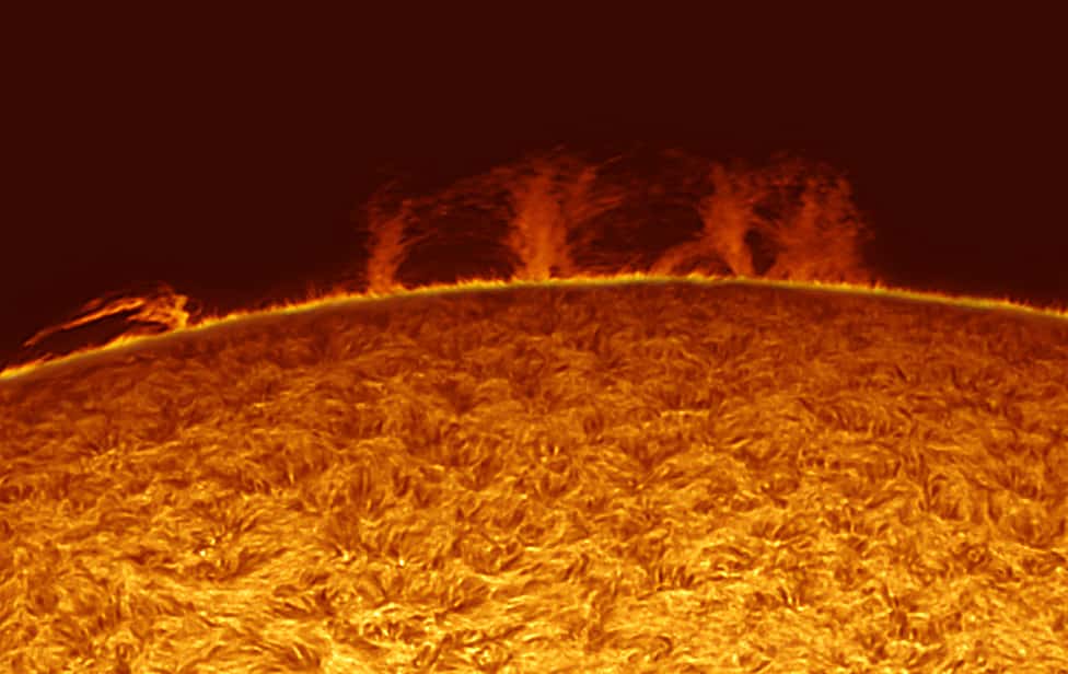 Riesige Plasmawolken: Protuberanzen am Sonnenrand 3 Bild: Sergio Castillo